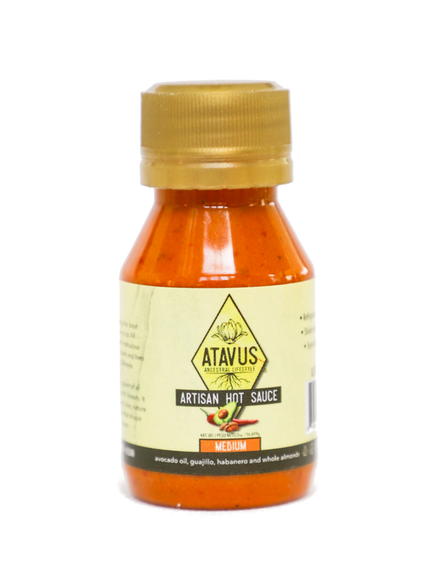 x-Guajillo & Habaneros & Whole Almonds & Avocado Oil - ATAVUS-Hot Sauce-6.76 oz-